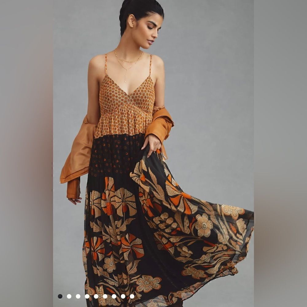 Anthropologie Forever That Girl V Neck Dress
